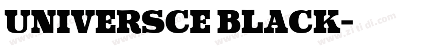 UniversCE Black字体转换 UniversCE Black字体转换